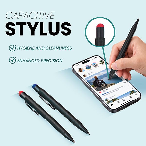 Stylus Press Action Metal Pen