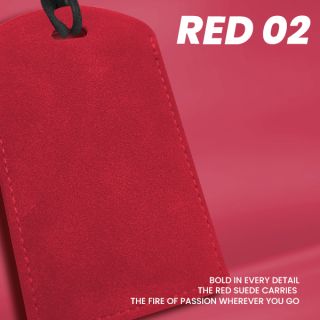 SUEDE PU ID Card Holder with Key Ring