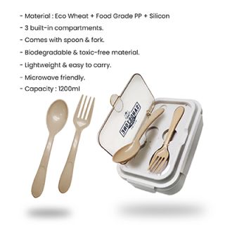 SWEET Eco-Wheat Lunch Box - 1200ml