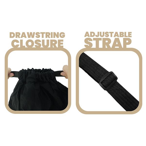 TARGET Foldable Nylon Drawstring Backpack