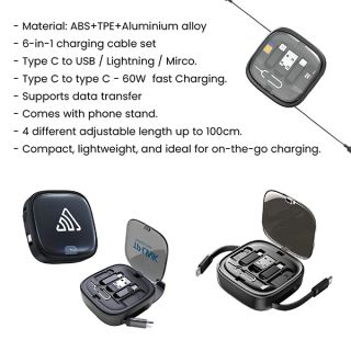 TECH Multi-Charging Travel Kit