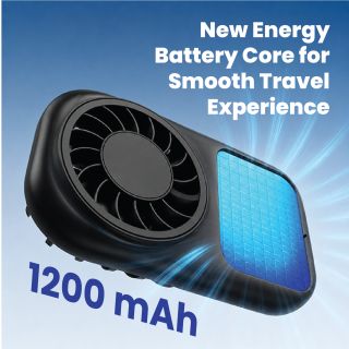 PACKED Handheld Mini Fan with Strap - 1200mAh