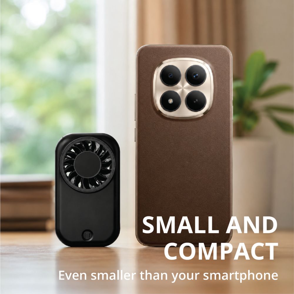 PACKED Handheld Mini Fan with Strap - 1200mAh