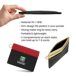 TONY Slim RFID Block PU Card Holder