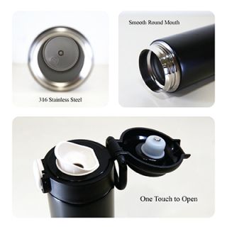 TRAVO Stainless Steel Thermos with Handle - 400ml