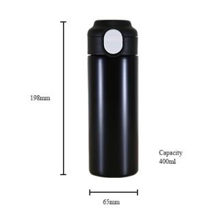 TRAVO Stainless Steel Thermos with Handle - 400ml