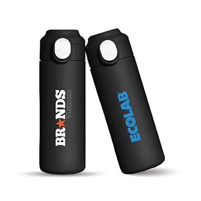 TRAVO Stainless Steel Thermos with Handle - 400ml