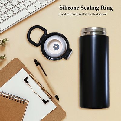 TRAVO Stainless Steel Thermos with Handle - 400ml