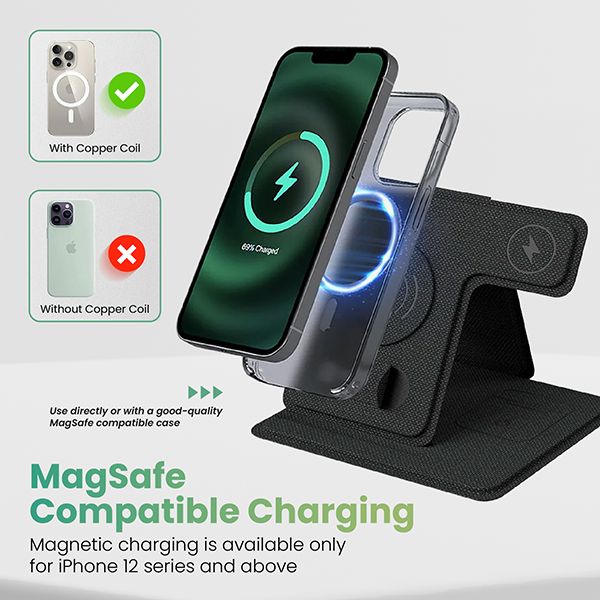 TrioCharge 3-in-1 Wireless Charging Station