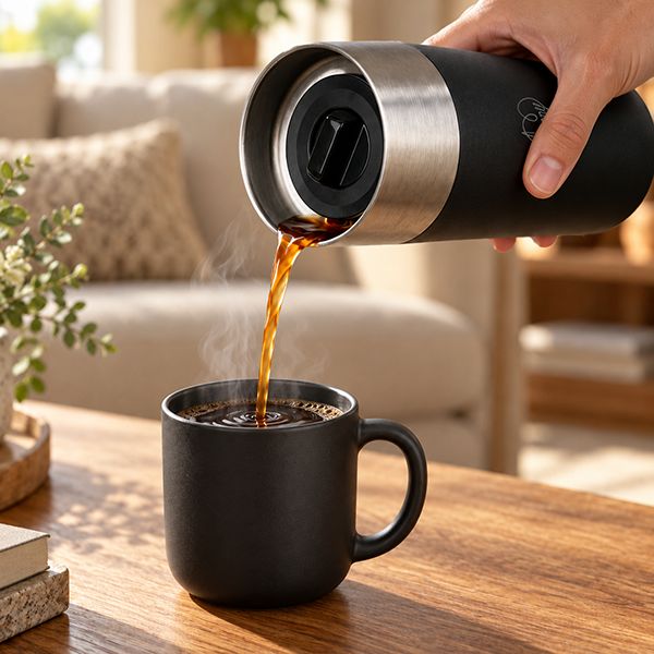 TWIST Insulated Stainless Steel Thermos Mug - 480ml