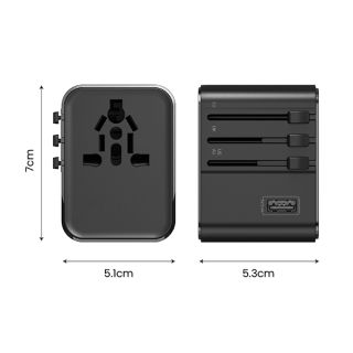 ULTRALINK Travel Adapter 2 USB + 2 Type C Charger