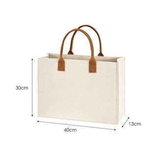URBAN Felt 2 Tone Tote Bag - L