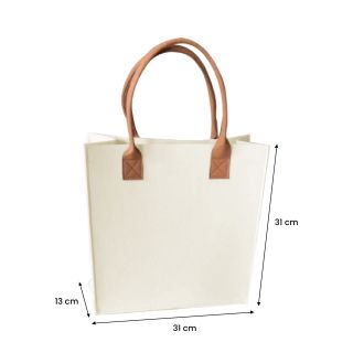 URBAN Felt 2 Tone Tote Bag - M