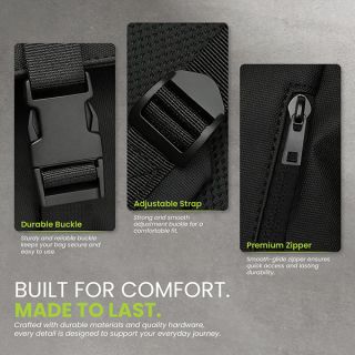 URBAN Rolltop Buckle Laptop Backpack