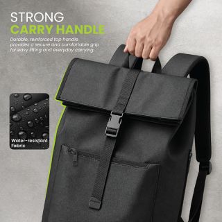 URBAN Rolltop Buckle Laptop Backpack