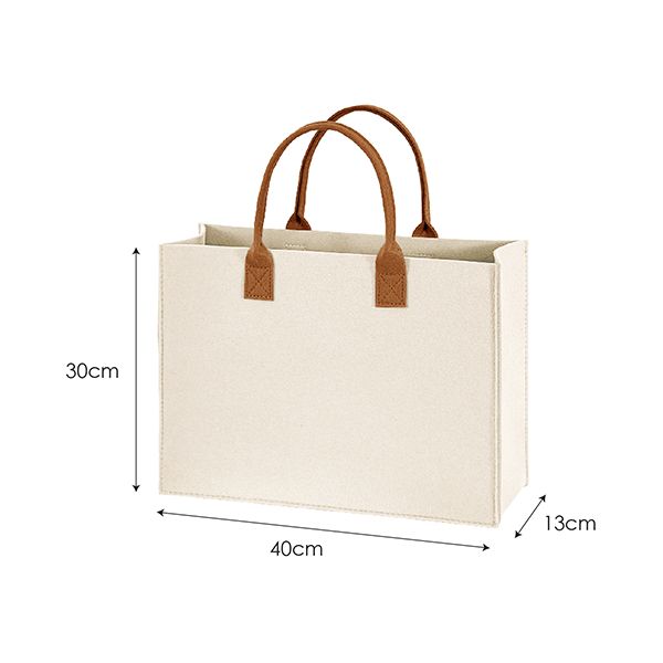 URBAN Felt 2 Tone Tote Bag - L