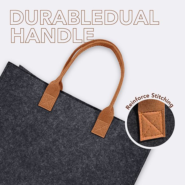 URBAN Felt 2 Tone Tote Bag - L