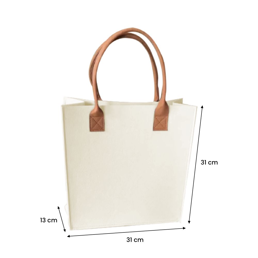 URBAN Felt 2 Tone Tote Bag - M