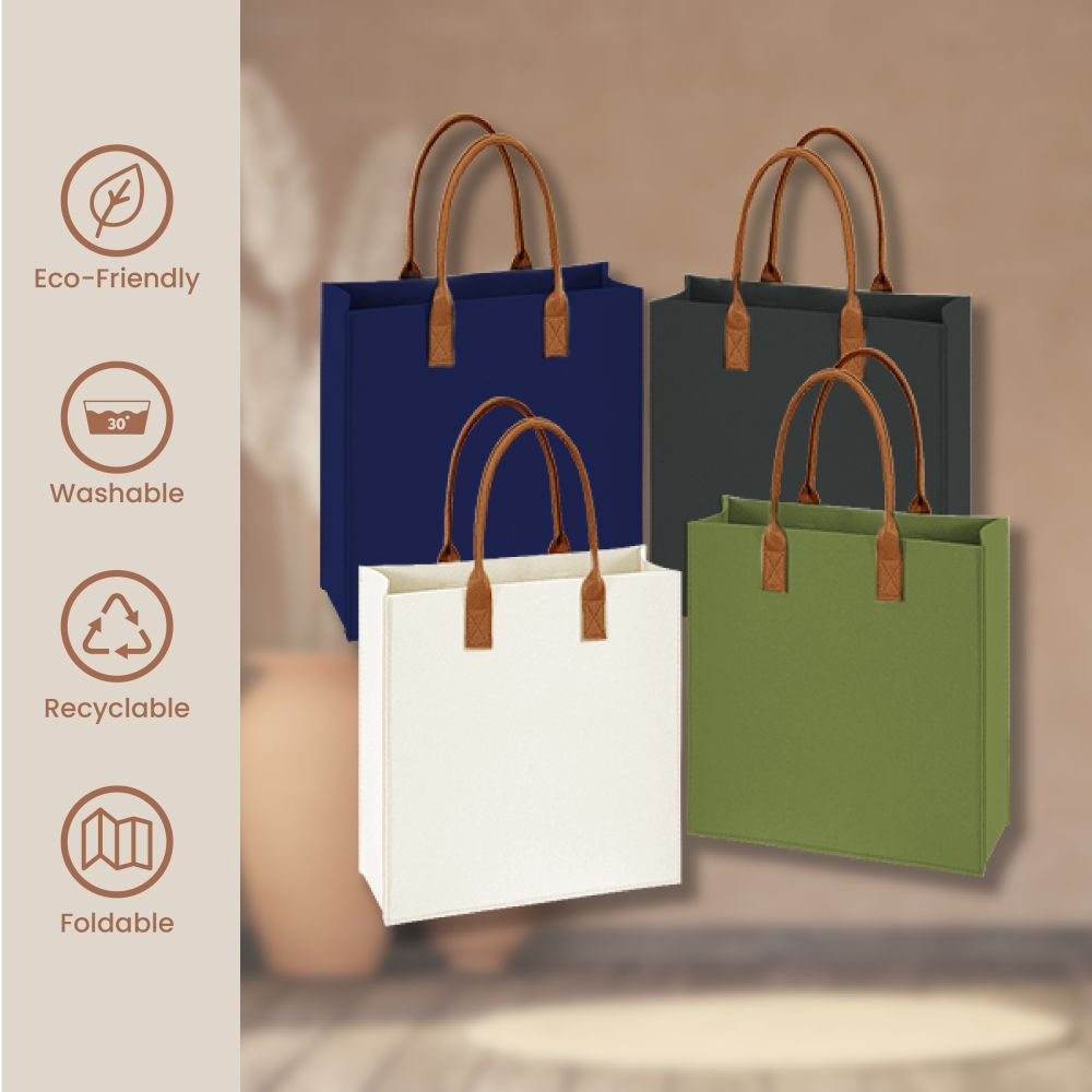 URBAN Felt 2 Tone Tote Bag - M