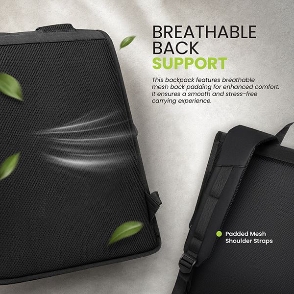 URBAN Rolltop Buckle Laptop Backpack