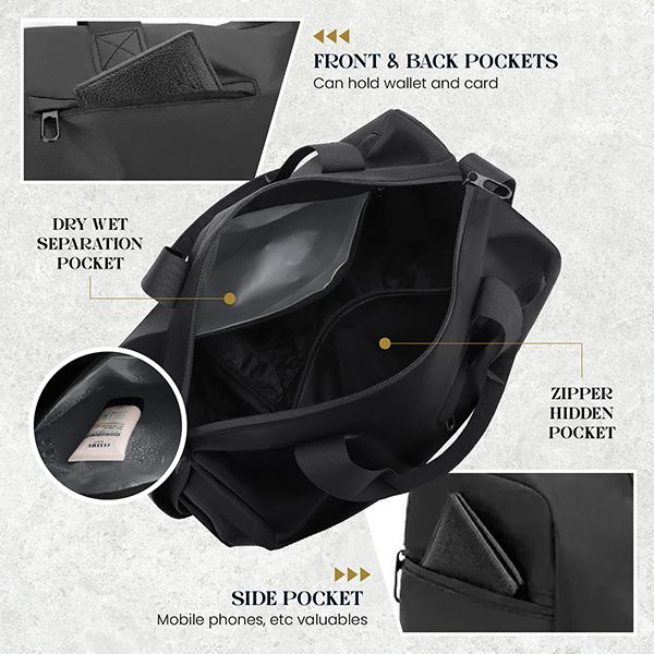 URBAN Travel Oxford Duffel Gym Bag