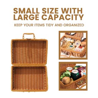 RATTAN Retro Basket for Gifts Set - L