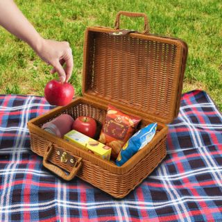 RATTAN Retro Basket for Gifts Set - L