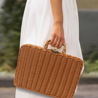 RATTAN Retro Basket for Gifts Set - L