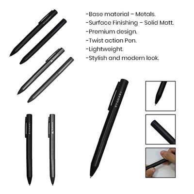 VISION Twist Action Metal Ball Pen