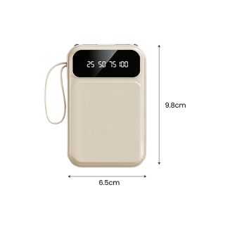 VOLT Power Bank with Built-in 4 Cables - 10000mAh
