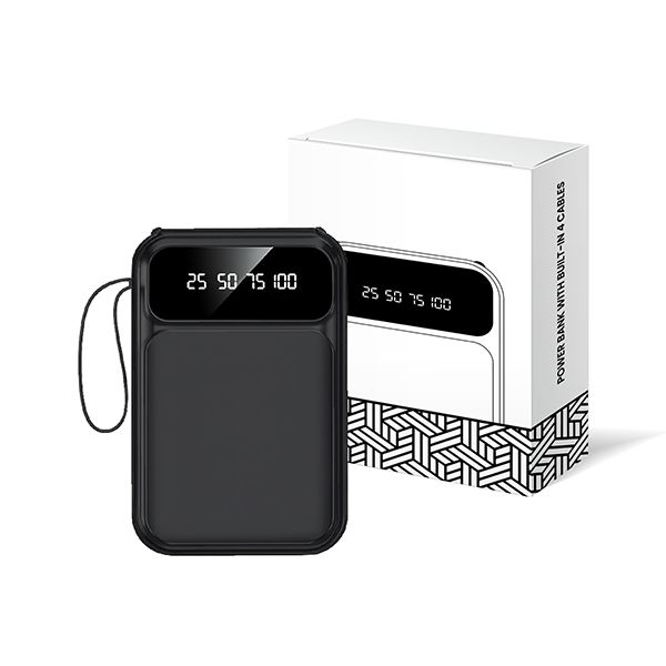 VOLT Power Bank with Built-in 4 Cables - 10000mAh