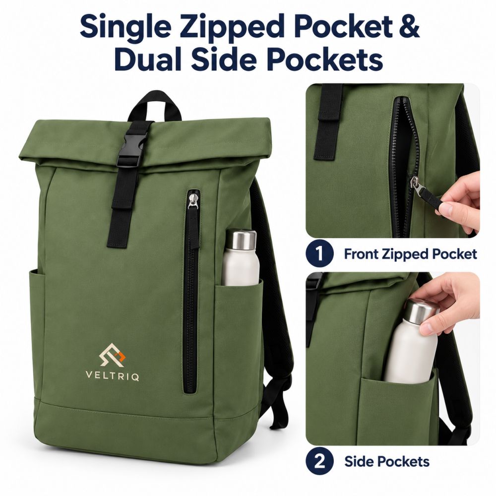 WOLLEY Buckle Backpack
