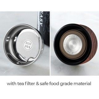 WOOD Premium Stainless Steel Thermos - 500ml