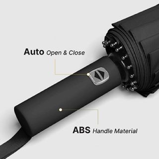 XIXILIA 23" Auto-Open Close 12 Panel Double Ribs Umbrella