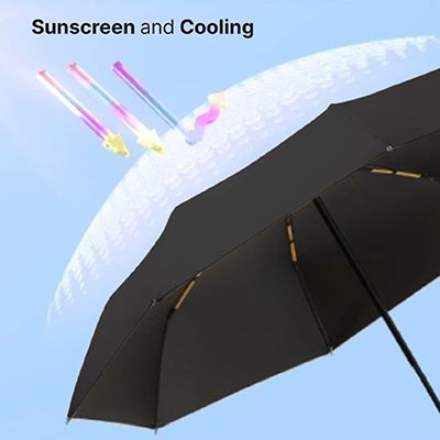 XIXILIA 23" Auto-Open Close 12 Panel Double Ribs Umbrella