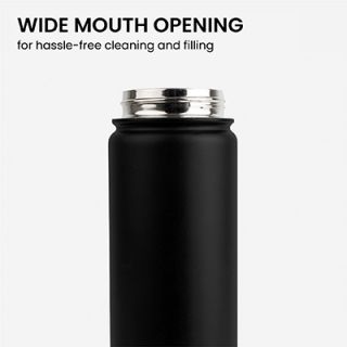 YOUNG Double Wall Stainless Steel Flask with Handle - 600ml