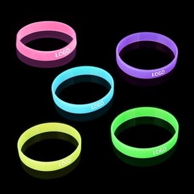 Premium Glow in Dark Silicone Wristband