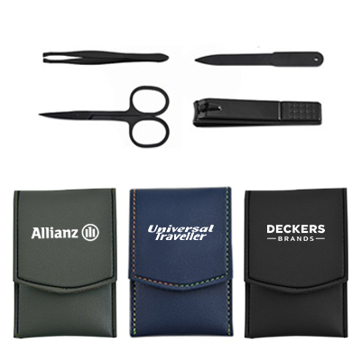 4-In-1 Manicure Set with PU Cover