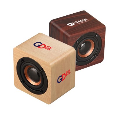 Mini Wooden PURE Sound Bluetooth Speaker - 800mAh Battery