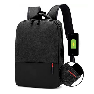 15.6'' BLAIRE Laptop Backpack with External USB Port