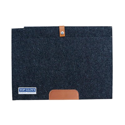 13'' Premium Wool Felt Strap MacBook Sleeve