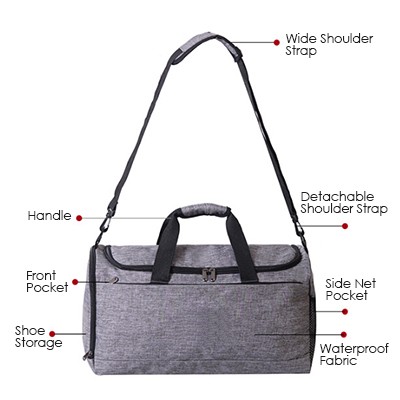 SPORTS Travel Canvas Duffel Bag