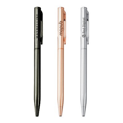 IRIS Twist Metal Slim Ball Pen