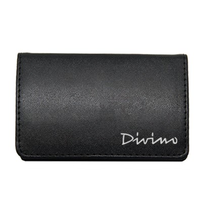 Classic Black PU Name Card Holder