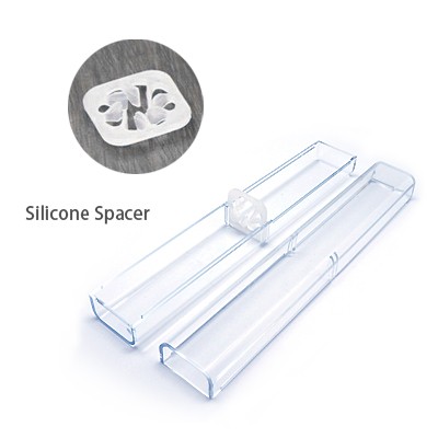 Clear Pen Case with Silicone Spacer