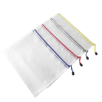 PVC Transparent Netting Pouch - A5 Size