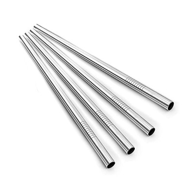 8mm Straight Stainless-Steel Straw