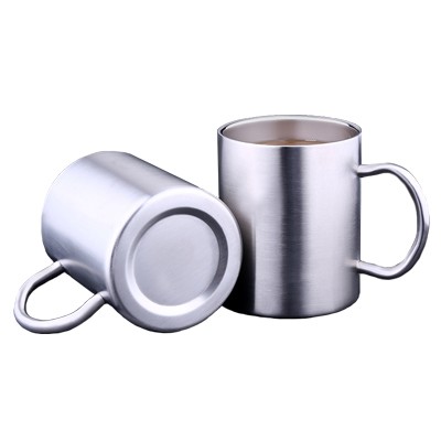 SUS304 Stainless Steel Mug with Cover - 400ml