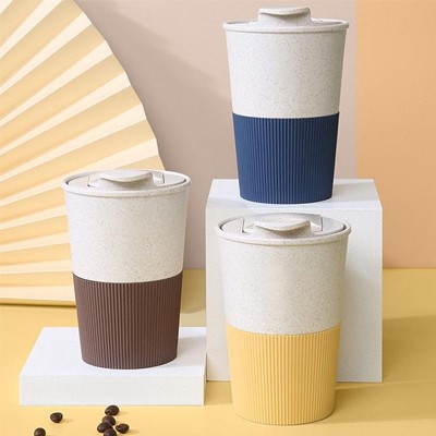 LATTE Eco-Wheat Tumbler with Silicone Holder - 350ml