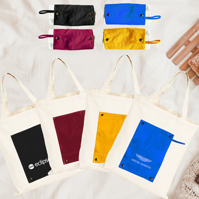 COLOR Foldable Canvas Bag - 8oz